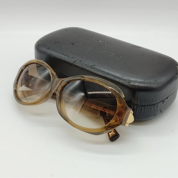 Louis Vuitton Sunglasses Z0094E Womens Light Brown